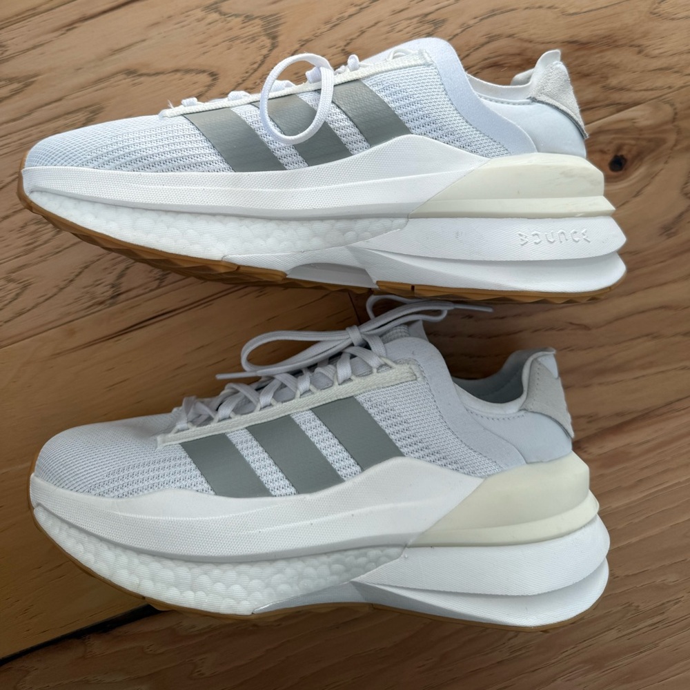 White and Gray Sneakers ADIDAS